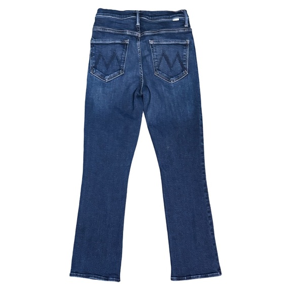 MOTHER The Insider Ankle Mid Rise Straight Leg Denim Jeans in Mind Games Size 27 - Picture 5 of 14